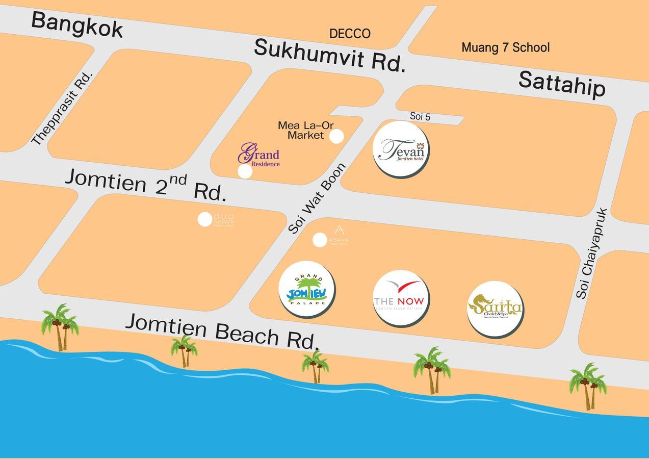 The Now Hotel - Sha Extra Plus Jomtien Exterior foto